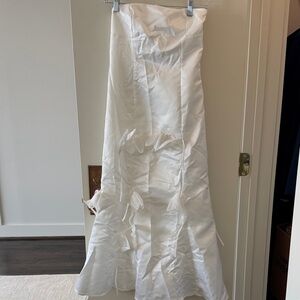 White Strapless Gown